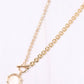 McKeen Charm Toggle Necklace GOLD