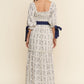 Navy Floral Dress