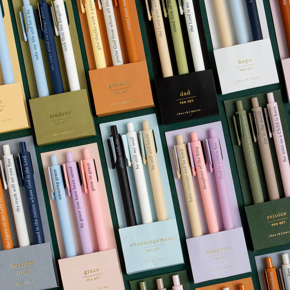 Grace Bible Study Pen Set