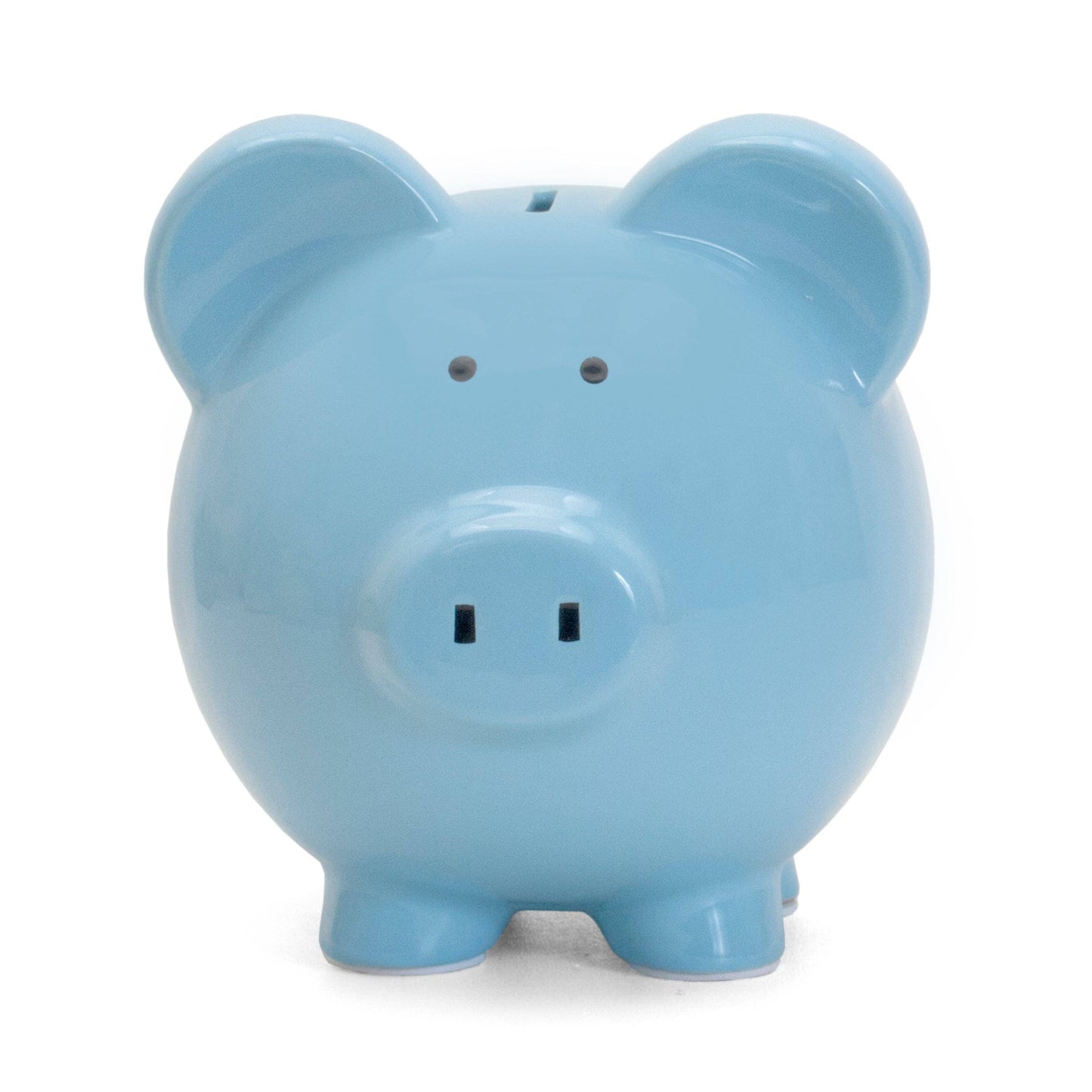 Large Blue Ceramic Piggy Bank
