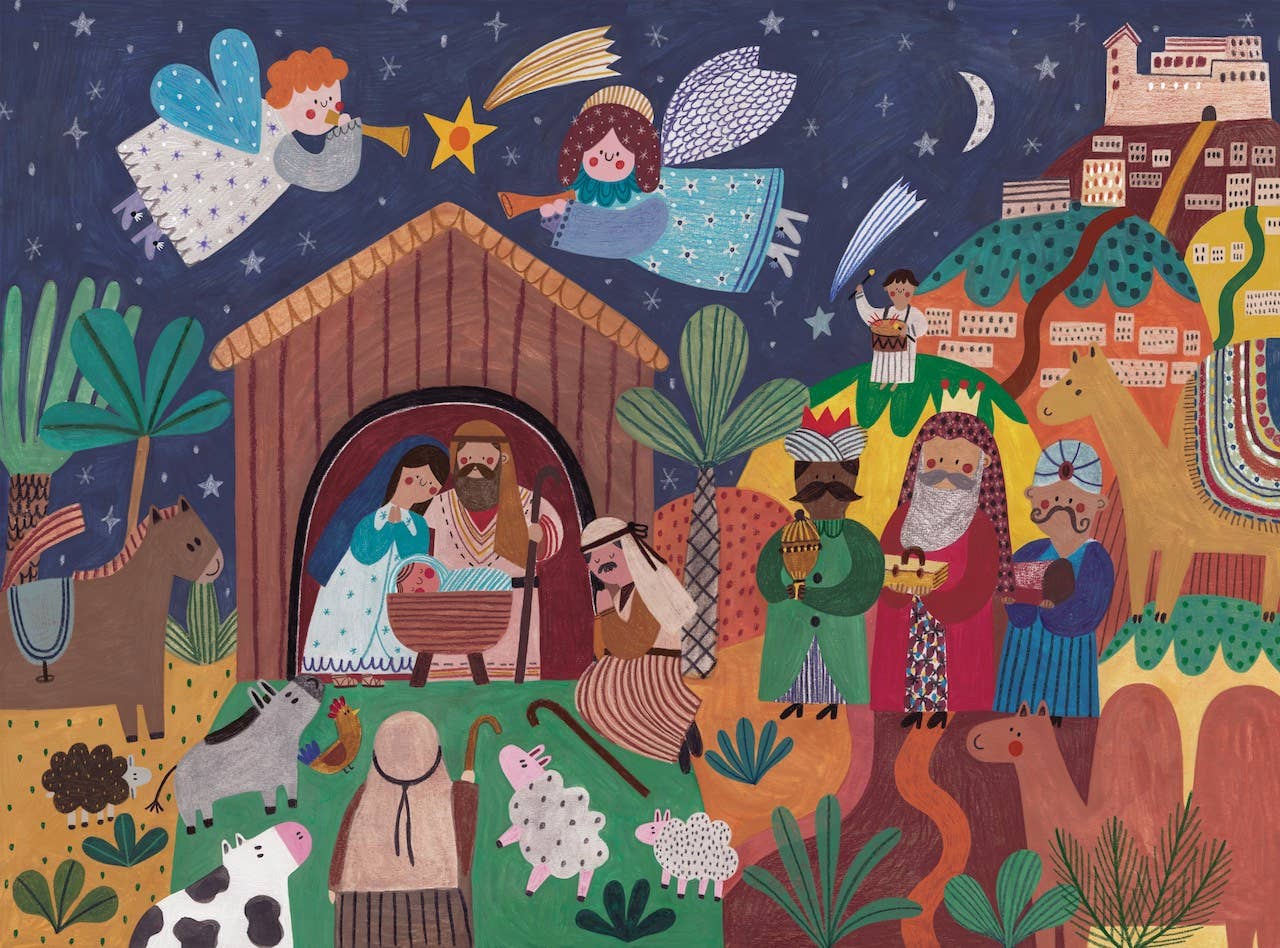 O Holy Night 1000 piece Christmas Holiday Nativity puzzle