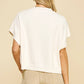 DROPPED SHOULDER SWEATER