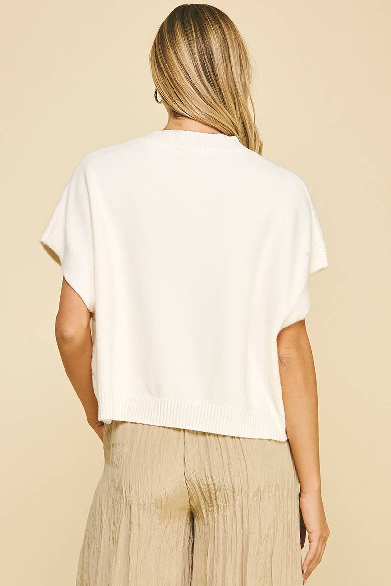 DROPPED SHOULDER SWEATER