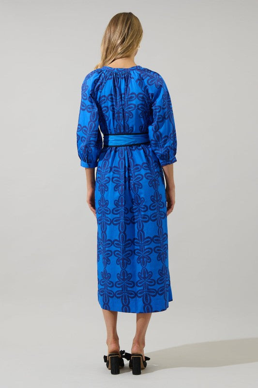 Romery Abstract Midi Dress