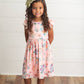 Kids Blush Dainty Floral Claire Spring Summer Flutter Dress