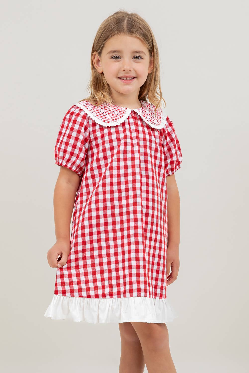 Collared Plaid Dress