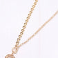 McKeen Charm Toggle Necklace GOLD