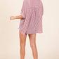 Oversized Short Sleeve Button Down Shirt