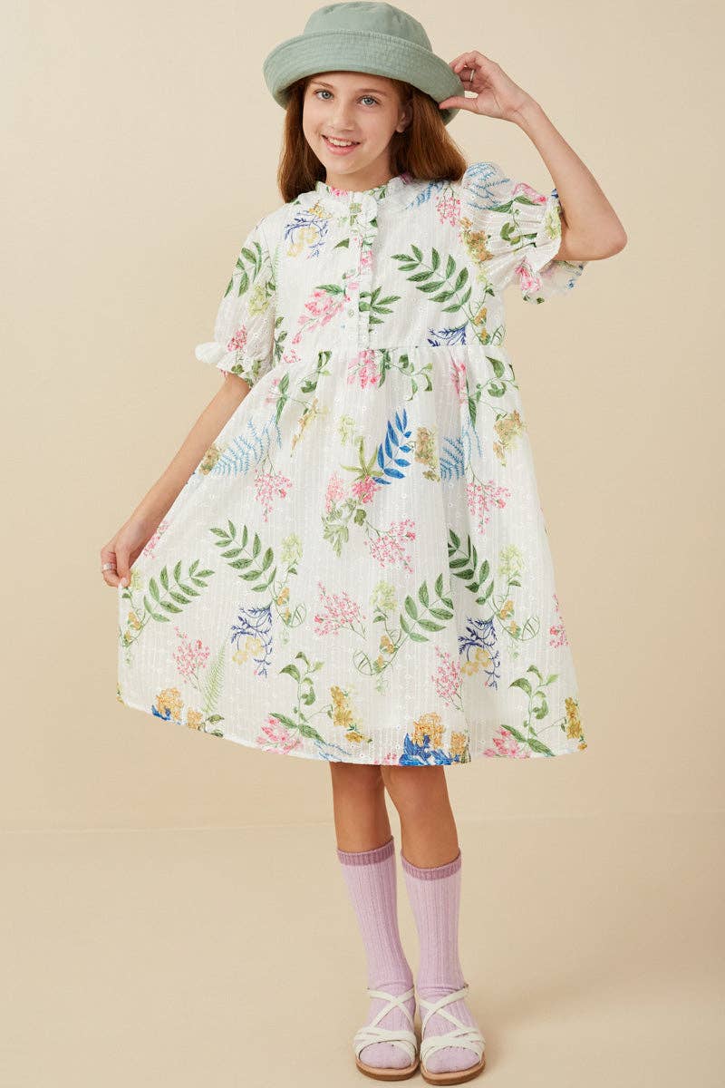 Girls Botanical Dress