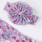 Purple Petals Baby Gown