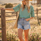 Striped Oversized Knit Top