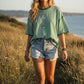 Striped Oversized Knit Top