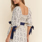 Navy Floral Dress