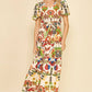 Tiered Floral Maxi