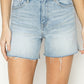 High Risen Denim Shorts