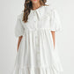 Babydoll White Mini Dress