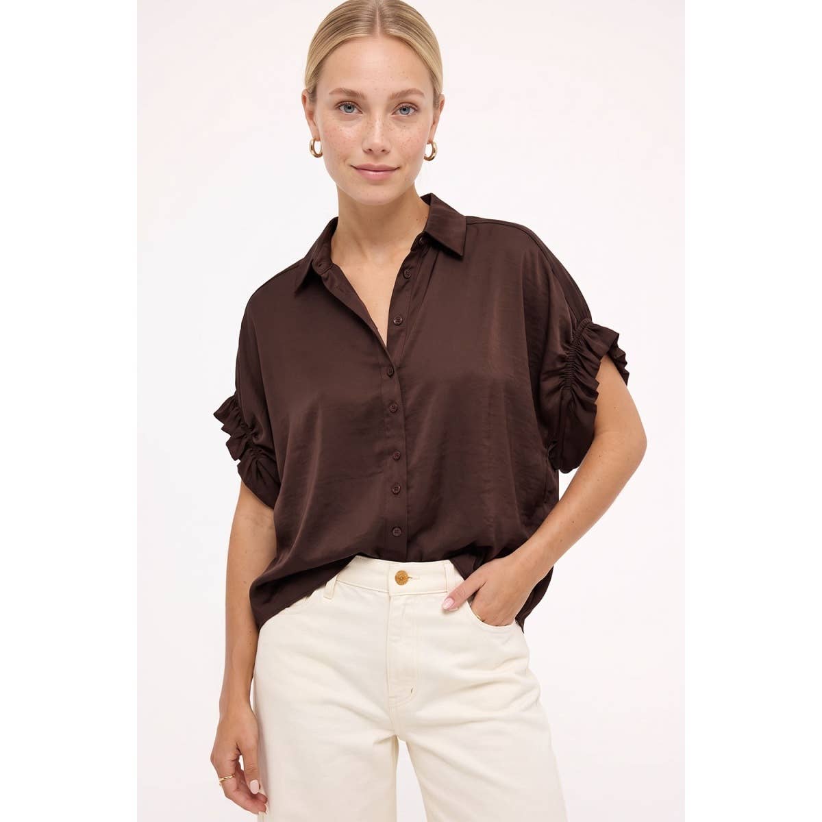 Shrt Ruffl Top
