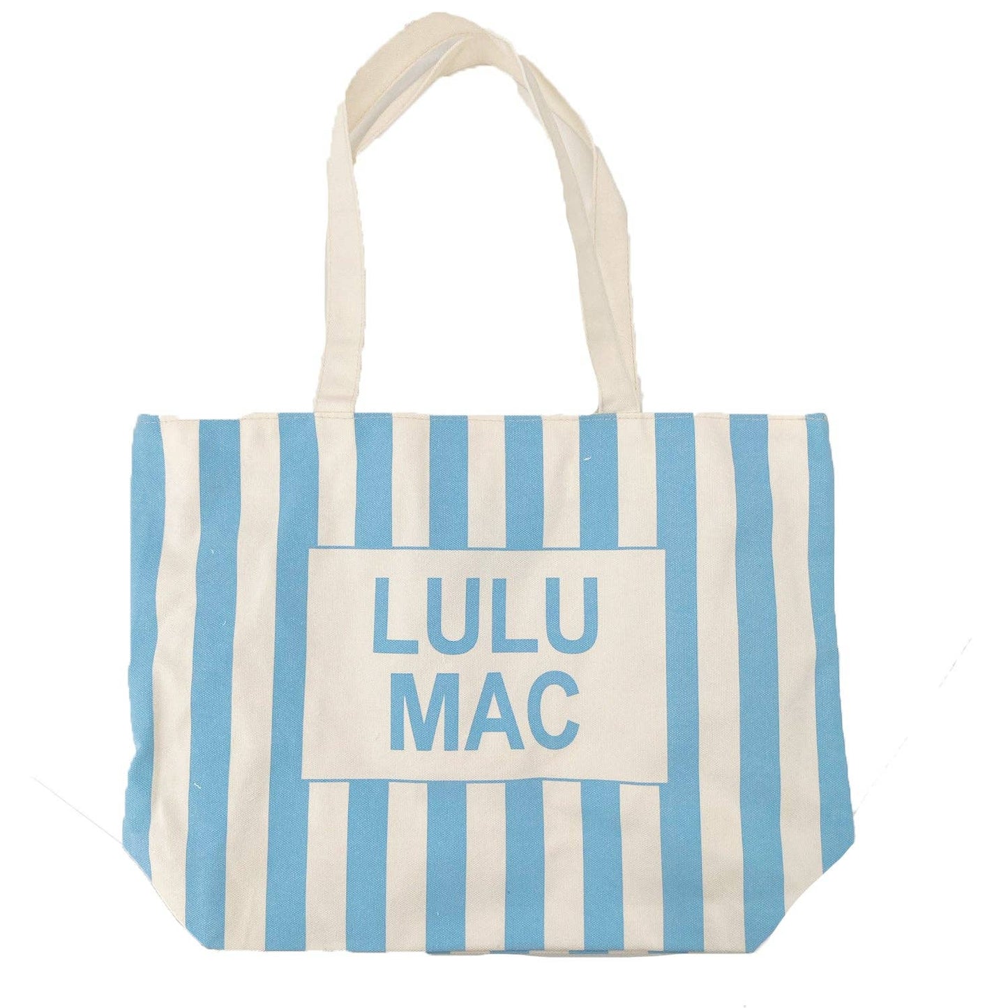 Lulu Mac Canvas Tote - Blue Stripe