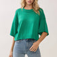 Relaxed Ft Slv Knit Top