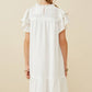 Girls Simple White Dress
