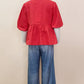 Kids Poplin Ribbon Blouse