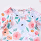 Peach Petals Baby Gown