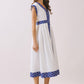 Contrast Trim Detail Dress