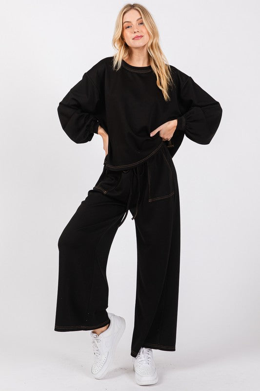 Scuba Top & Pants Set