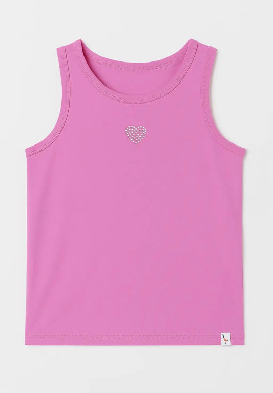 RhinestoneHeart Tank Top