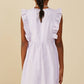 Girls Lavender Poplin Dress