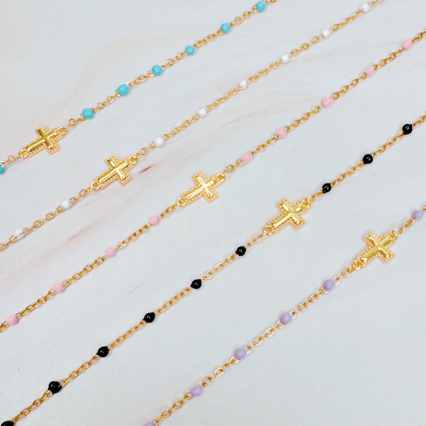 Dainty Cross Bracelet