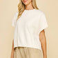 DROPPED SHOULDER SWEATER