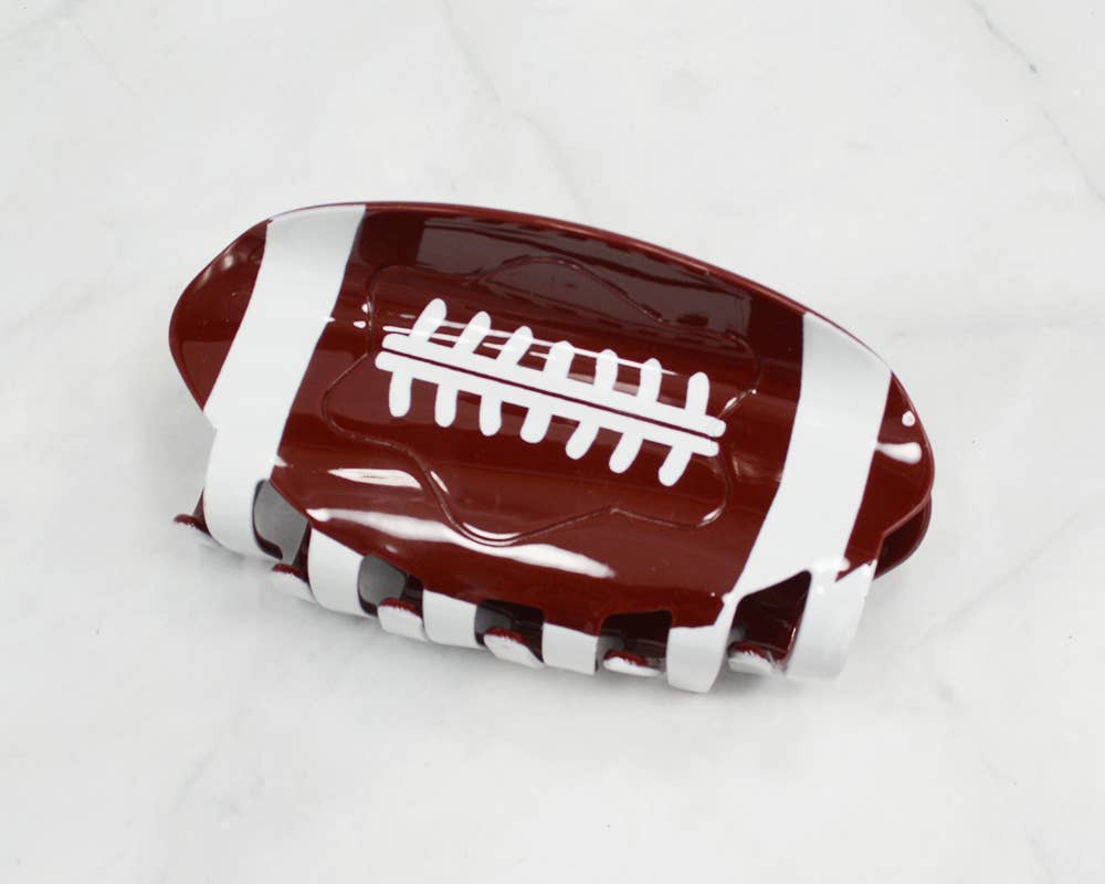 Game Day Football Hair Clips