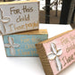 "For This Child" hand painted Nursery Baby Newborn Expecting