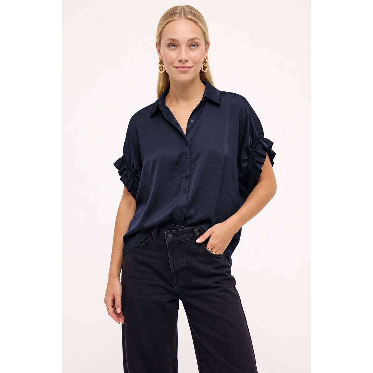 Shrt Ruffl Top