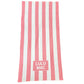 Lulu Mac Pink Darby Beach Towel