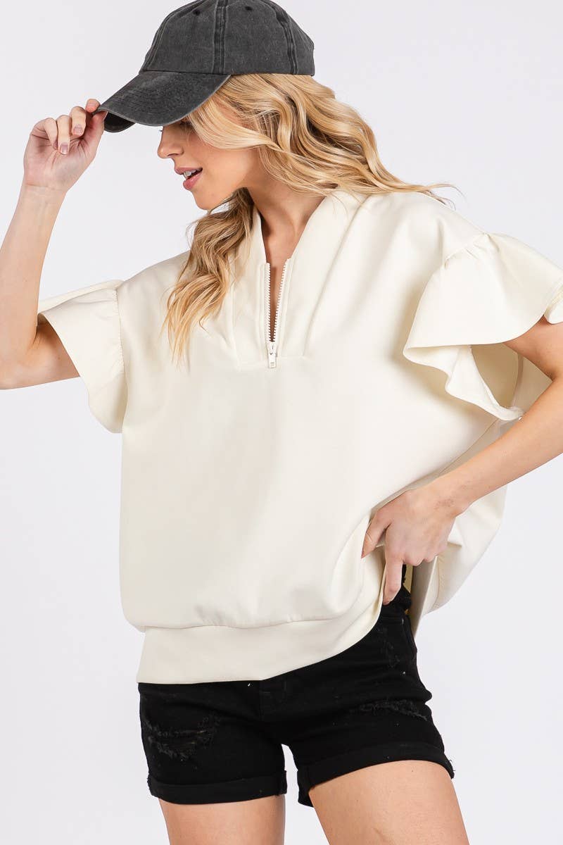Amy Scuba Flutter Top