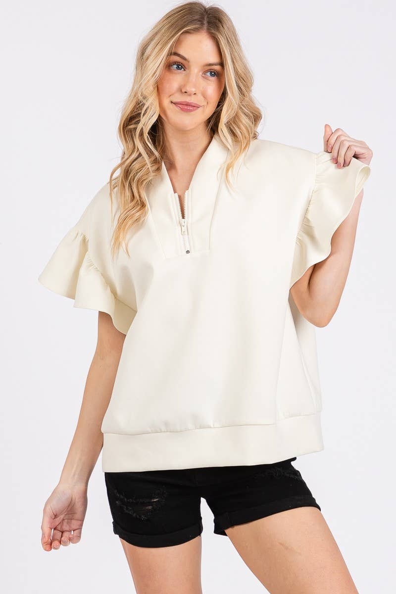 Amy Scuba Flutter Top
