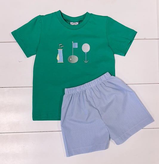 Three Sisters Hole In One Shorts Set