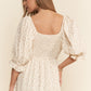 Neutral Floral Dress