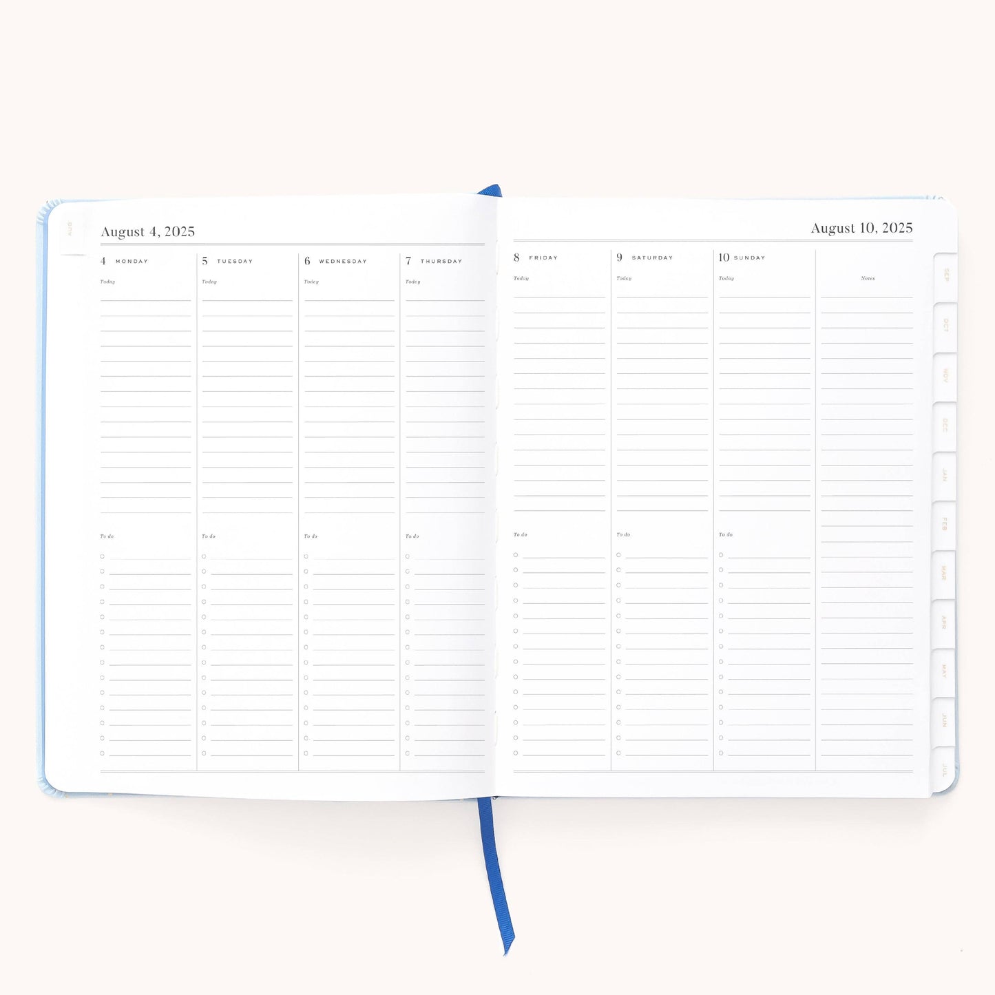 2025-2026 Bookbound Weekly Planner