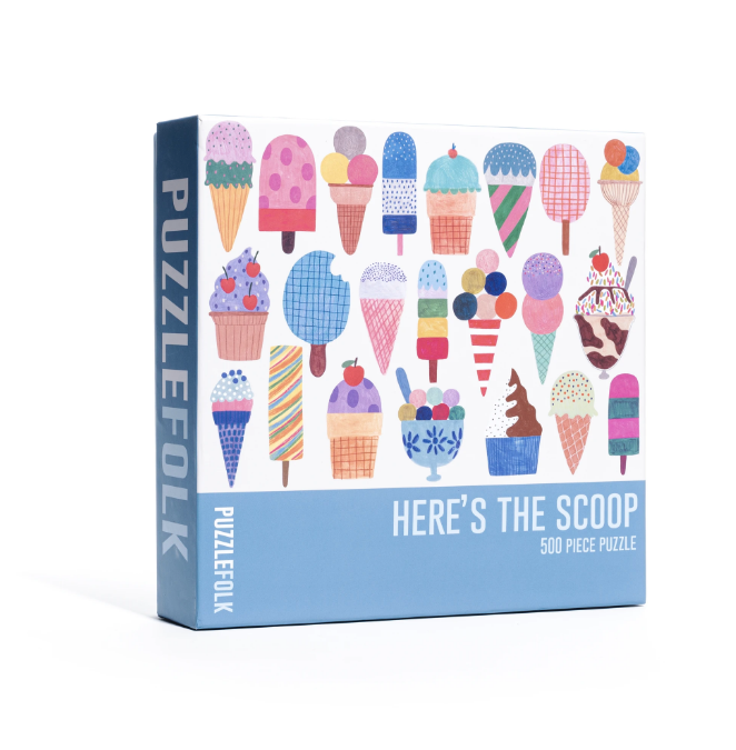 Here's The Scoop 500 Piece Ice Cream Puzzle