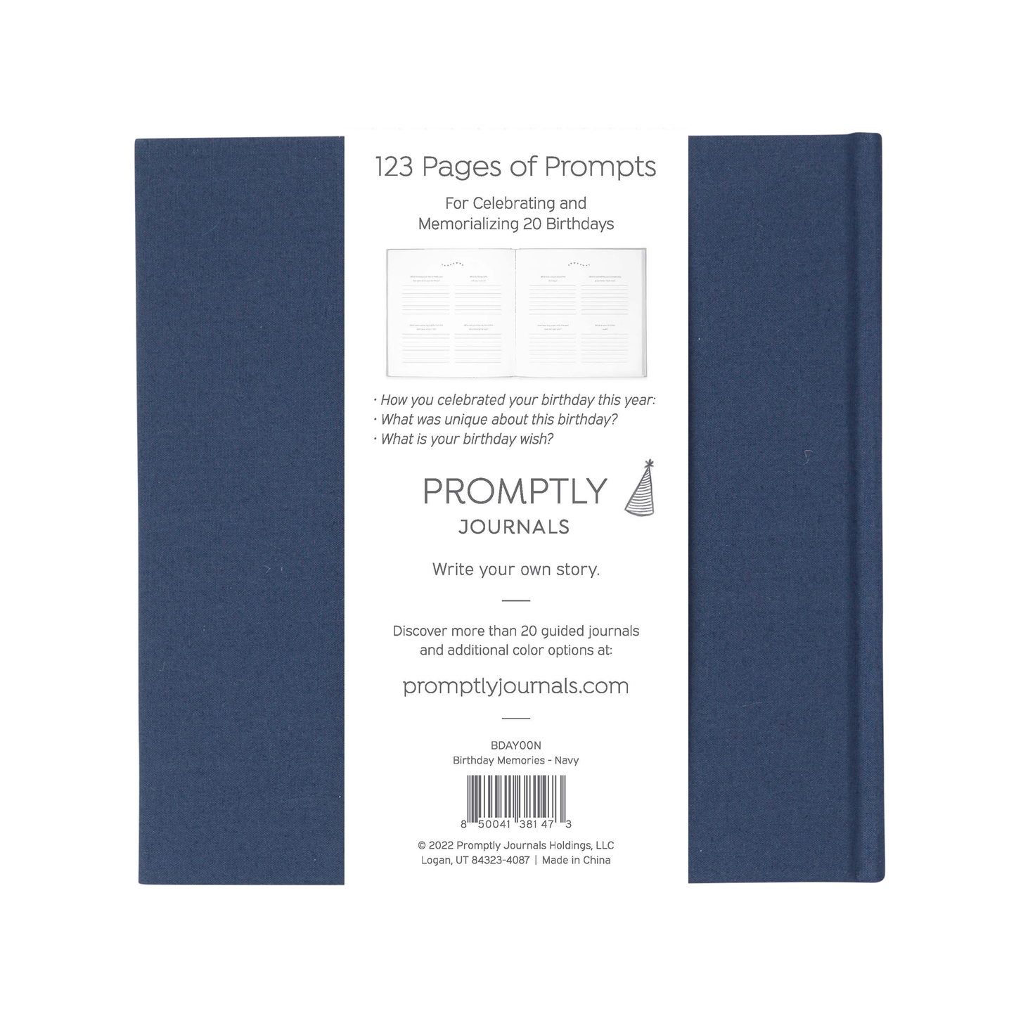 My Birthday Memories Journal: 20-Year Keepsake Birthday Gift