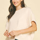DROPPED SHOULDER SWEATER
