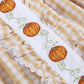 Gingham Pumpkin Ruffle Dress