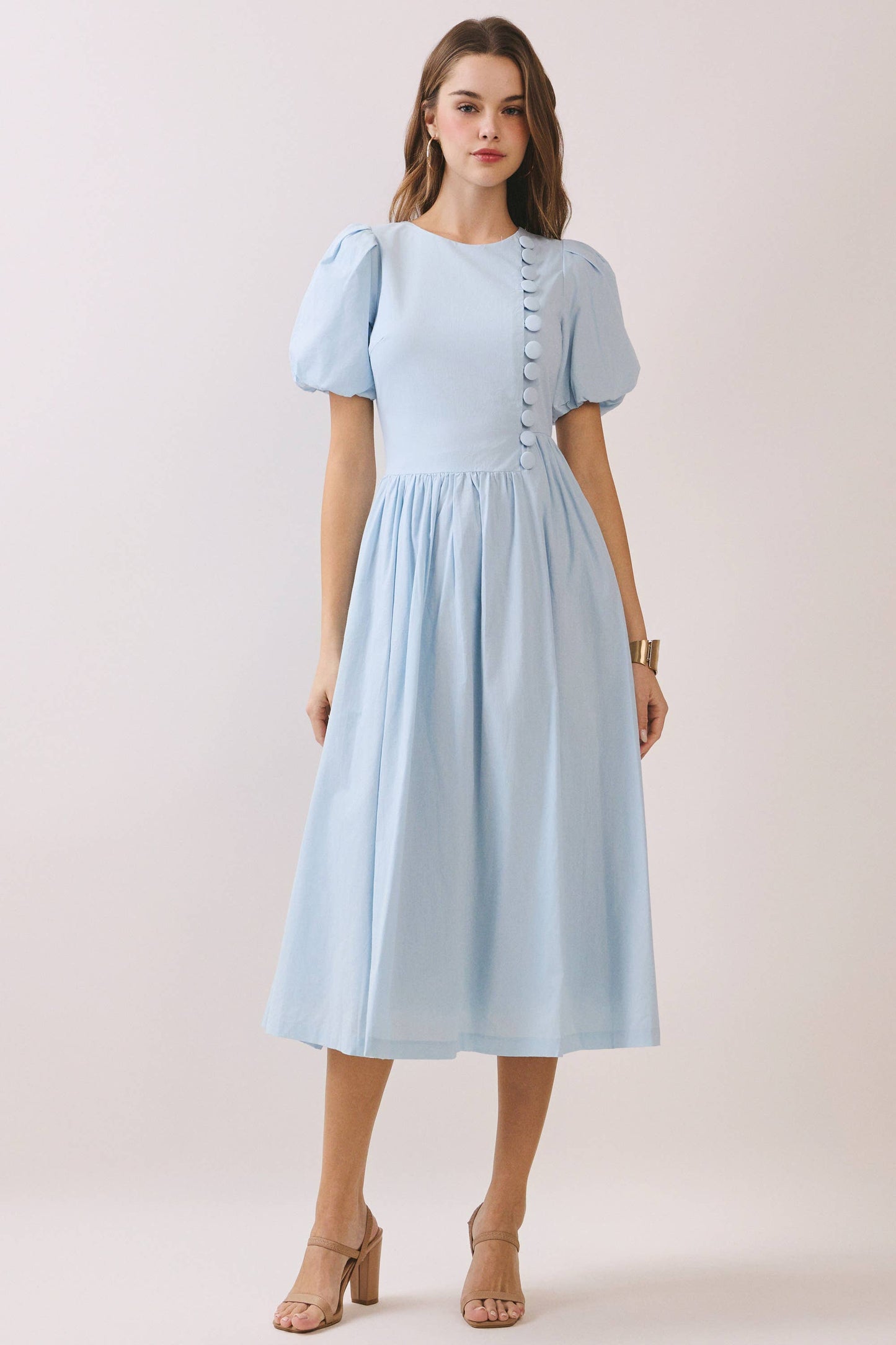 Vera Button Detail Dress