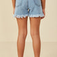 Hayden Girl Fringe Denim Shorts