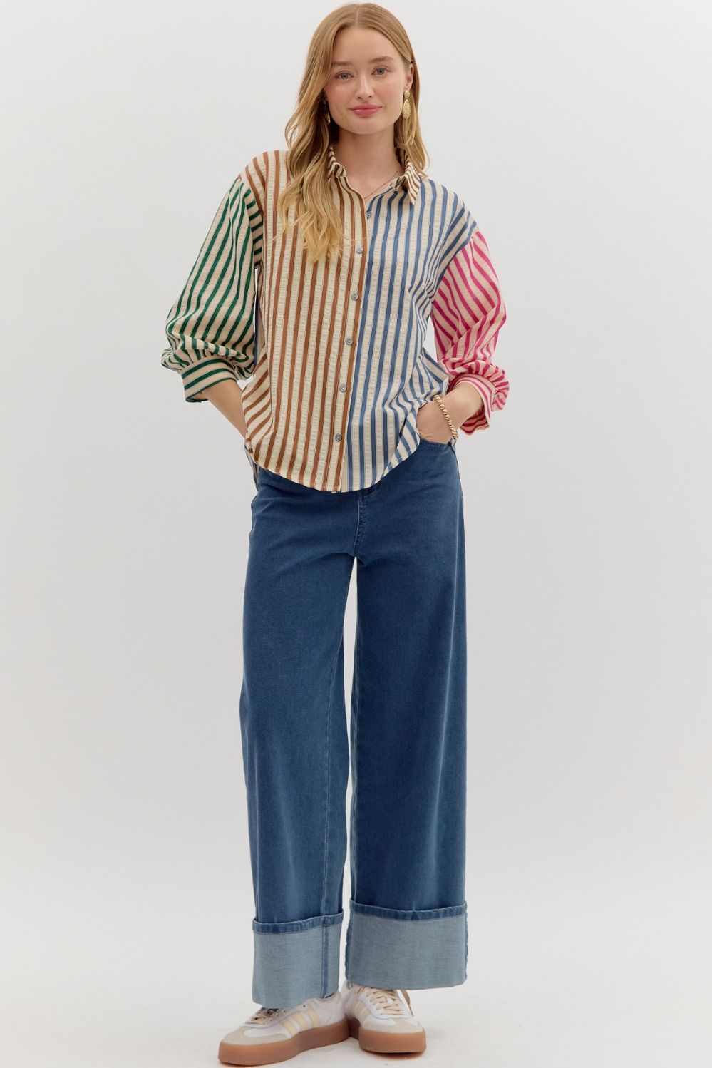 Sarah Stripe Blouse