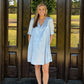 Satin Floral Dress
