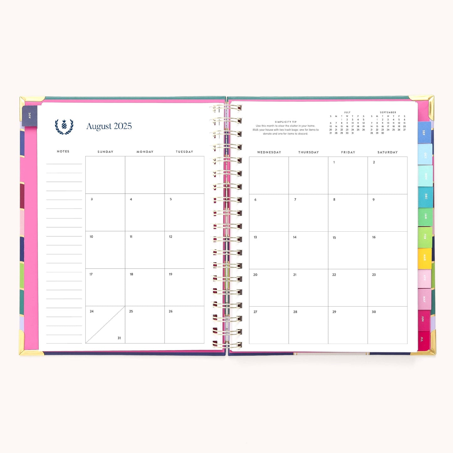 2025-2026 Weekly Planner